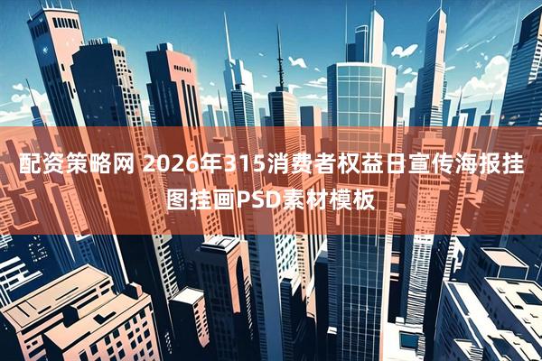 配资策略网 2026年315消费者权益日宣传海报挂图挂画PSD素材模板
